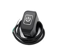 Interruttore luce manubrio Interruttore Moto Faro Clacson Interruttore Di Comando Modificato Supporto Manubrio Pulsante Rosso Blu Bianco Giallo Verde Con Luce(6)