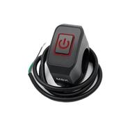 Interruttore luce manubrio Interruttore Moto Faro Clacson Interruttore Di Comando Modificato Supporto Manubrio Pulsante Rosso Blu Bianco Giallo Verde Con Luce(4)