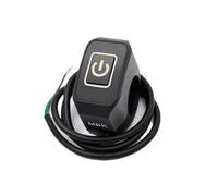 Interruttore luce manubrio Interruttore Moto Faro Clacson Interruttore Di Comando Modificato Supporto Manubrio Pulsante Rosso Blu Bianco Giallo Verde Con Luce(6)