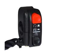 Interruttore Luce Manubrio Interruttore Motocicletta 7/8" Con Montaggio Sul Manubrio Pulsante Avviamento Arresto Spegnimento Accensione E Laterale 12 V ATV