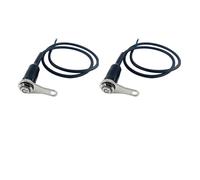 Interruttore Luce Manubrio Interruttore Per Moto A LED ONOFF Con Montaggio Sul Manubrio In Lega Di Alluminio Impermeabile 12 V Pulsante Per Clacson Per(Blue-Green)