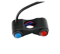 Interruttore Luce Manubrio Interruttore Per Moto Bicicletta Elettrica Scooter Manubrio Da 7/8" E 22 Mm Fari Fendinebbia Clacson Spegnimento 2 Pulsanti(D)