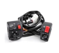 Interruttore Luce Manubrio Interruttore Per Moto Da 7/8 Pollici 22 Mm Pulsante Clacson Indicatore Di Direzione Fendinebbia Elettrico Controller Per Manubrio(One Pair)
