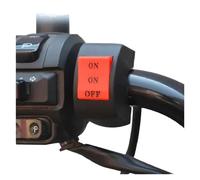 Interruttore Luce Manubrio Interruttore Spegnimento Automatico Manubrio Motocicletta DC12V-80V Pulsante ON OFF Universale Moto Motore ATV Bici Nero 10A(3 Line)