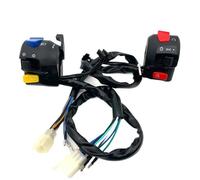 Interruttore luce manubrio Interruttori Moto Da 22 Mm Pulsante Clacson Indicatore Di Direzione Lampada Elettrica Avvio Spegnimento Fiamma Interruttore Controller Manubrio Per EN125(4)