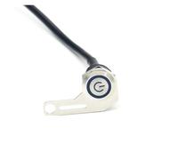 Interruttore Luce Manubrio LED Moto Clacson Accensione/spegnimento Fari Fendinebbia Manubrio Supporto Regolabile Interruttori Impermeabili Pulsante(Long blue)