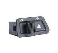 Interruttore Luce Manubrio Per Moto Modificato Accensione/spegnimento Doppio Lampeggiante Indicatori Direzione Pulsante Interruttore Singolo Scooter Motocross(Black-1pcs)