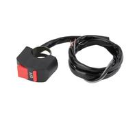 Interruttore Luce Manubrio Pulsante Per Moto 22 Mm Con Montaggio Sul Manubrio Impermeabile Controllo Clacson Faro Modificato ON/OFF Lampada Display A LED(2 Lines)