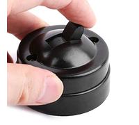 Interruttore Luce Retrò Nero 250V, Interruttore A Levetta Rotondo A Comando Singolo Con Montaggio A Superficie, 6A 250V 1500W Interruttore Vintage Con Pulsante, per Corridoi di Camere D'Albergo