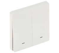 Interruttore luce smart Wi-Fi doppio ATLO-WB2/K-TUYA