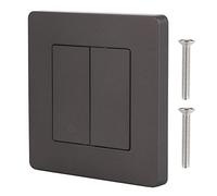 Interruttore Luce Smart Zigbee 2 Gang con Dimmer Dimming Temporizzato, Controllo Duale Inverso, AC100-240V, Bianco - Controllo Remoto, Funzione Timer, Ideale per Casa e Ufficio (Tipo 2)