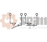 Seim Interruttore pedale freno CS142 – luce STOP elettrico per Citroën, Fiat, Opel