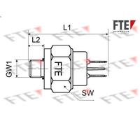 Interruttore luce stop FTE 9910201