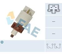 Interruttore luce STOP meccanico bianco/marrone 24691 FAE per SUZUKI FIAT TOYOTA