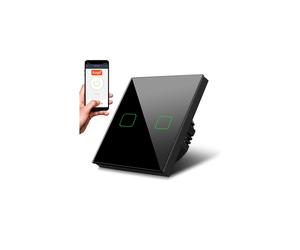 Interruttore luce touch doppio SMART Tuya APP MCE717B