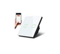 Interruttore luce touch doppio SMART Tuya APP MCE717W