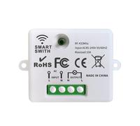 Interruttore luce wireless controller ricevitore relè da 10Amp installazione