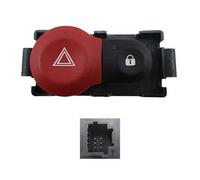 Interruttore luci di emergenza 23647 MEAT & DORIA per RENAULT CLIO III