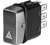 Interruttore luci di emergenza 6HH 004 175-021 HELLA per MERCEDES-BENZ LANDINI