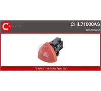 Interruttore luci di emergenza CHL71000AS CASCO per RENAULT LAGUNA II ESPACE IV