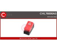 Interruttore luci di emergenza CHL76000AS CASCO per MERCEDES-BENZ 190