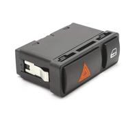Interruttore luci di Emergenza con Pulsante, Blocco luci di Emergenza per BMW Serie 3 E46 61318368920, Pulsante lampeggiatore di Emergenza per Auto