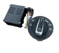 Interruttore Luci Faro Compatibile con per Polo 6R per Golf MK6 Interruttore Fari Automatici E Modulo Esterno Interruttore Fari Auto Interruttore Luce 5ND941431B(Set)
