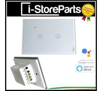 INTERRUTTORE LUCI SMART WIFI PARETE TOUCH ALEXA GOOGLE HOME SCATOLA 503 1 TASTO