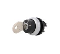 Interruttore M22-WS3: interruttore girevole con chiave asta. Pos: 1 22 mm ner...