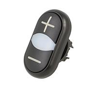 Interruttore M22S-DDL-S-X4/X5: doppia asta 22 mm. Pos: 1 nero M22-FLED, M22-L...