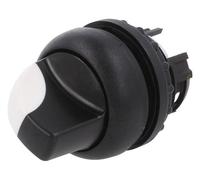 Interruttore M22S-WK: asta girevole. Pos: 1 22 mm bianco-nero Bel: assenza...