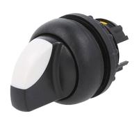 Interruttore M22S-WK3: rotazione - asta 22 mm. Pos: 1 bianco-nero Mancanza IP...