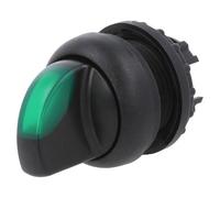 Interruttore M22S-WLK-G: asta girevole. Pos: 1 22 mm verde Bel: M22-FLED, M22...