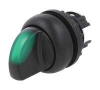 Interruttore M22S-WRLK3-G: asta girevole. Pos: 3 22 mm verde Bel: M22-FLED, M...