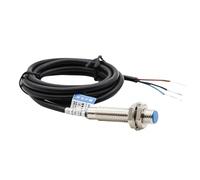 Interruttore M8 5-30 V Distanza di rilevamento del modulo sensore 10 mm reagisce al magnete Polo a S Ottone nichelato(Three NPN NO)