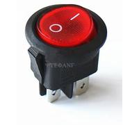 interruttore macchina caffe 0-1 con LED dí accensione con sicurezza stacca fase e neutro universale 7A - 230V