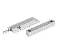 Interruttore Magnetico Cablato per Serranda Garage e Porte - Sensore Allarme Antintrusione per Magazzino, Cancelli e Fabbrica, 2 Pezzi