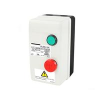 Interruttore magnetico per motorino elettrico, 3 fasi, 380 V, IP55, impermeabile, con protezione da sovraccarico, custodia in ABS per compressore pompa dell'acqua e controllo motore industriale (12,5