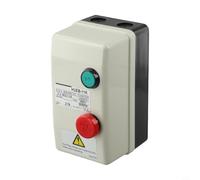Interruttore magnetico per motorino elettrico, 3 fasi, 380 V, IP55, impermeabile, con protezione da sovraccarico, custodia in ABS per compressore pompa dell'acqua e controllo motore industriale (1,8