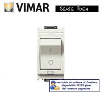 INTERRUTTORE MAGNETOTERMICO 10A VIMAR IDEA BIANCO 16505.10.B.