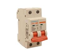 Interruttore Magnetotermico 16A C16, Bipolare 2P, Curva C 10kA, 2 Moduli DIN 220V AC, Certificato IEC60898-1, Serie Professionale PB8H