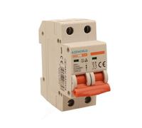 Interruttore Magnetotermico 16A C16, Bipolare 2P, Curva C 6kA, 2 Moduli DIN 220V AC, Certificato IEC60898-1, Serie SB6L