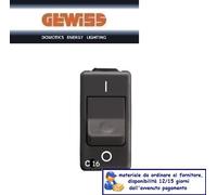 INTERRUTTORE MAGNETOTERMICO 16A GEWISS SYSTEM BLACK GW21433