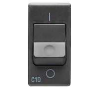 GEWISS GW 21435 INTERRUTTORE AUTOMATICO MAGNETOTERMICO 1P+N 10A C10 3 KVA 230V