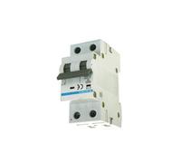 Interruttore magnetotermico 1P+N 20A 6kA per protezione dei circuiti elettrici e prevenzione del sovraccarico.