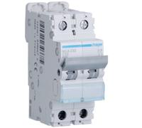 Interruttore automatico bipolare HAGER seria MCA 2P C 6ka
