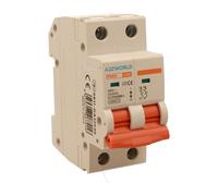 Interruttore Magnetotermico 40A C40, Bipolare 2P, Curva C 10kA, 2 Moduli DIN 220V AC, Certificato IEC60898-1, Serie Professionale PB8H