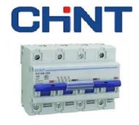 Interruttore Magnetotermico Chint DZ158 4P 100A 10kA C 6 Moduli 158096