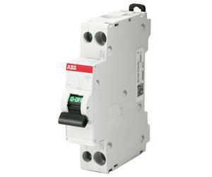 Interruttore Magnetotermico Abb 1P+N 10A 4,5kA curva C 1M SN201LC10