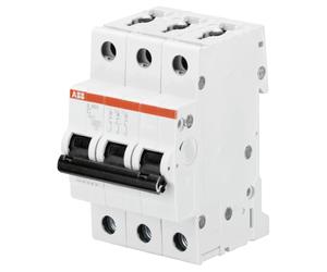 Interruttore magnetotermico ABB 3P 16A 6KA C 3M S203 S468008